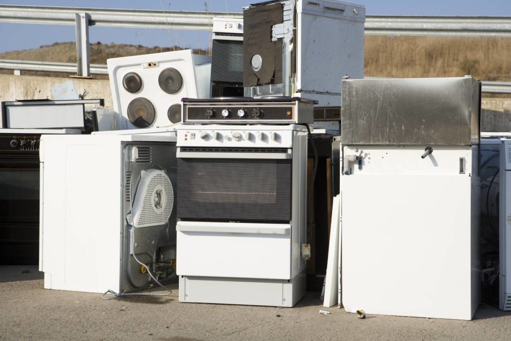 old refrigerator removal