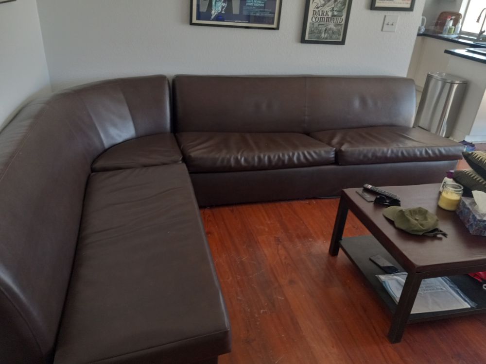 Old furniture in need of furniture removal services