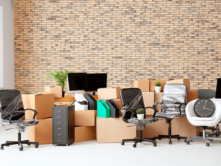 Office furniture cleared out ready for haul away